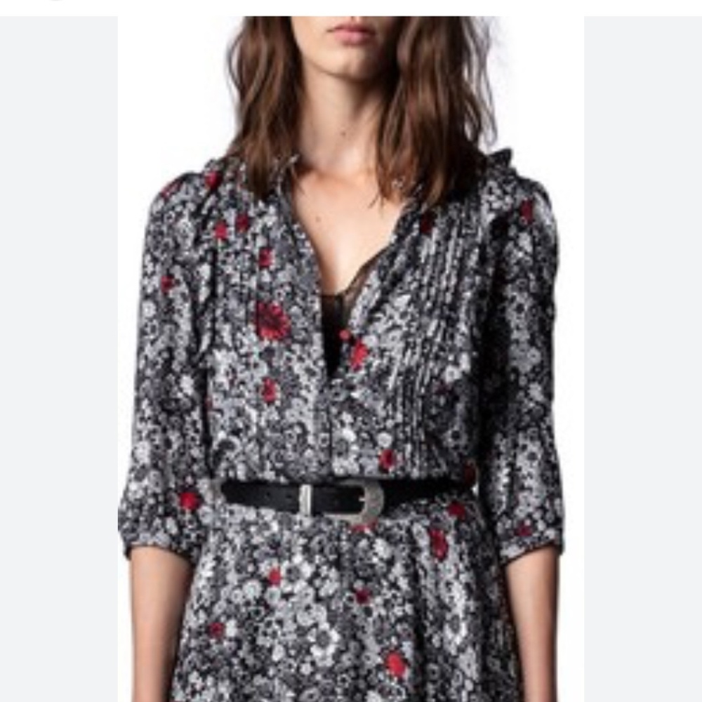 Zadig & Voltaire Remo Multiflower Robe Courte Dress